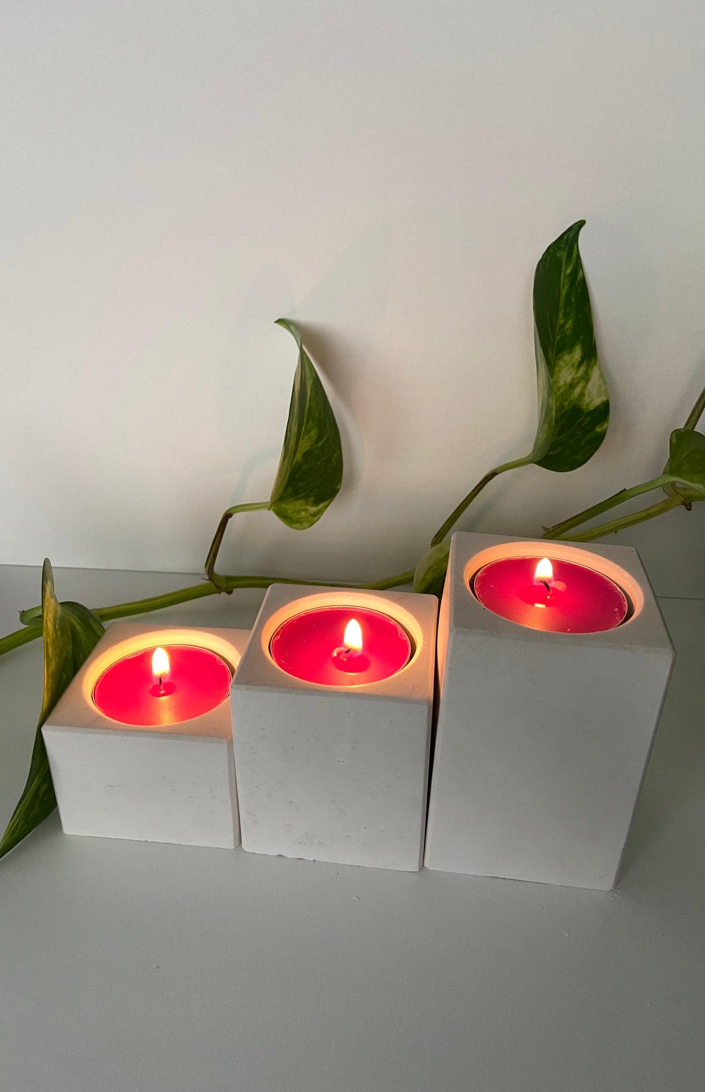 Tea light trio