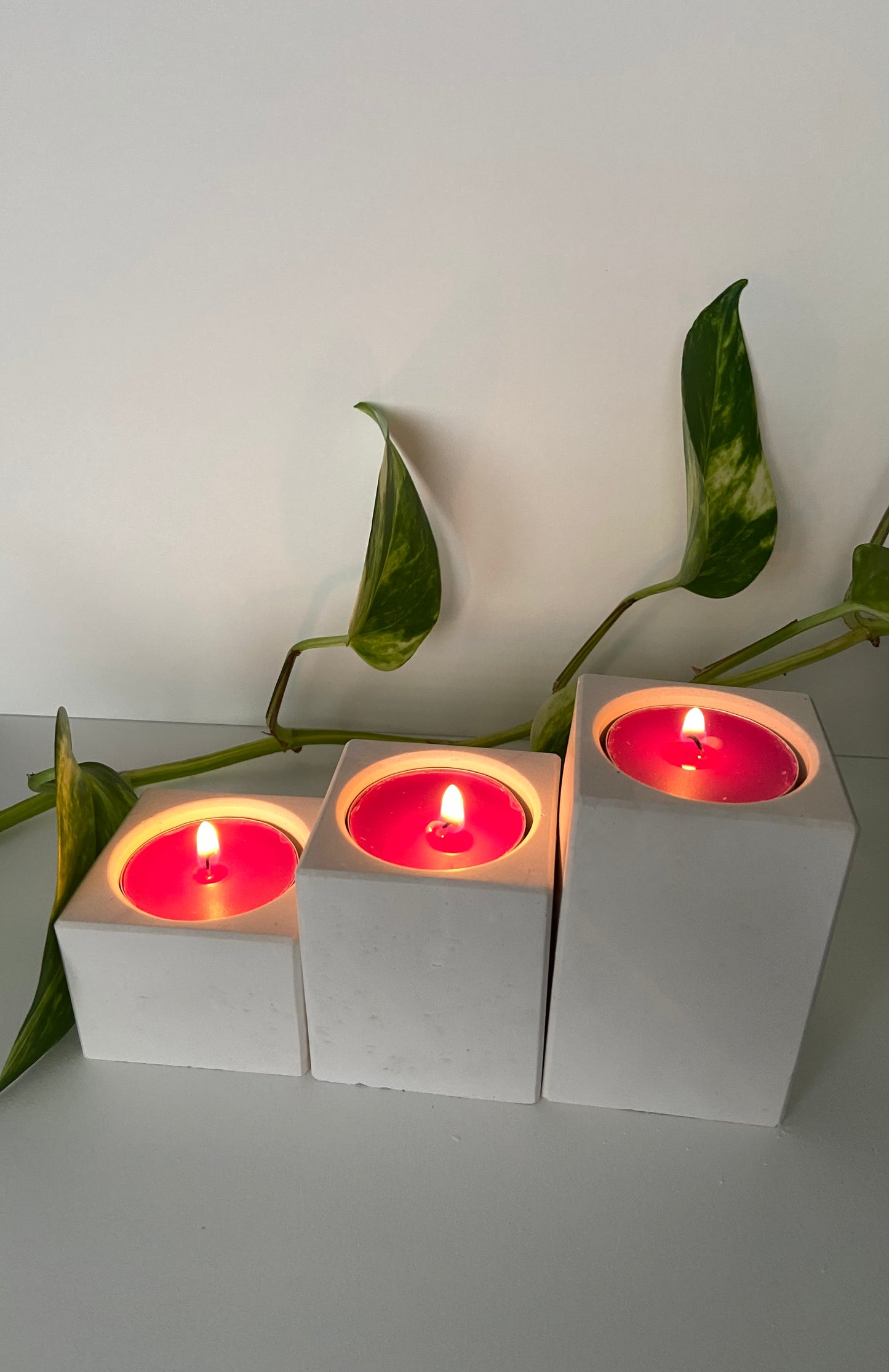 Tea light trio